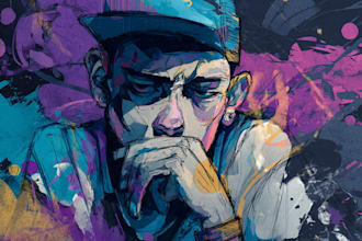 draw graffiti logo design urban style