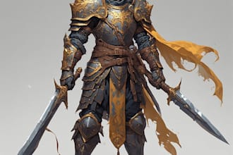 dnd character art and dnd character
