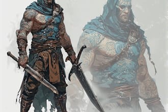 dnd character art and dnd character art