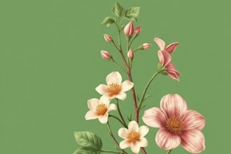 do a botanical illustration