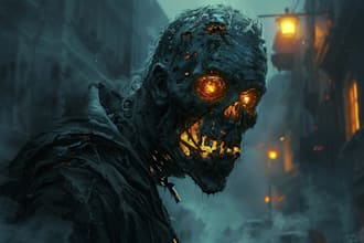 design a terrifying and original horror character for you