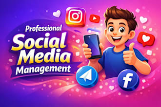 manage instagram facebook tiktok social media accounts