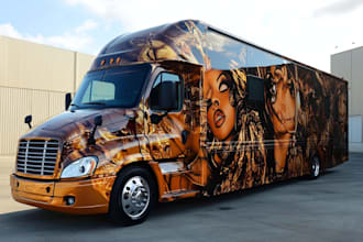 creative custom car wrap, van wrap, truck wrap, trailer wrap