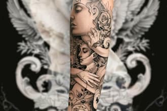 design a realistic tattoo