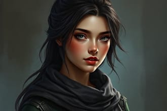 do semi realistic character design