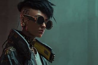 design character cyberpunk character