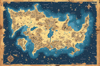 draw a vector map in illustrator