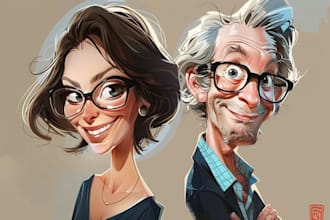 draw caricatures from photos