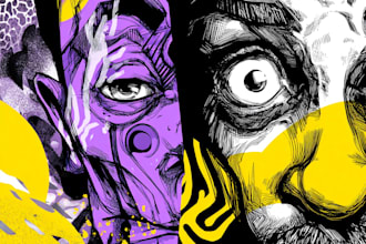 create street art graffiti for posters and flyers
