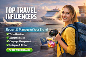 recruit and manage top instagram travel influencers for your traveling brand