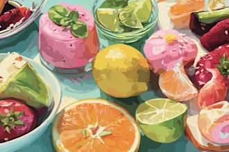 make food pop art of your food pop art