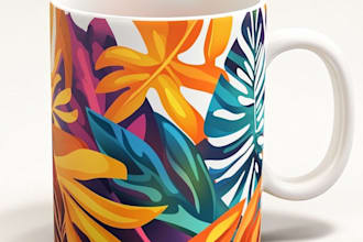 design awesome custom mug design