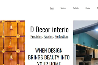 design a basic template website