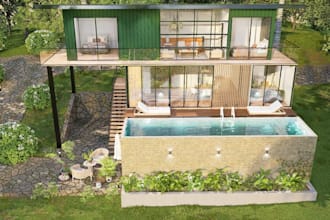 do autocad 2d and 3d floor plans, interior or exterior 3d rendering, and more