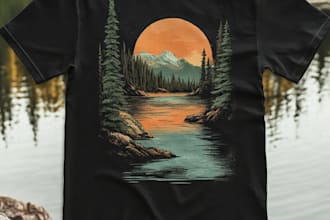 do amazing t shirt design and t shirt logo design