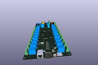 design custom esp32 or stm32 pcbs and write custom firmware