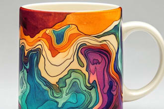 draw a mug or coffee mug design