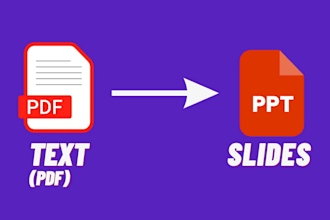 turn your PDF text into professional presentation slides