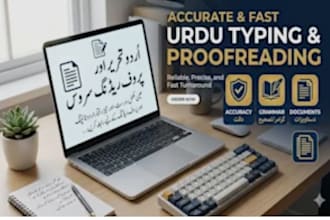 do professional urdu typing in ms word and PDF