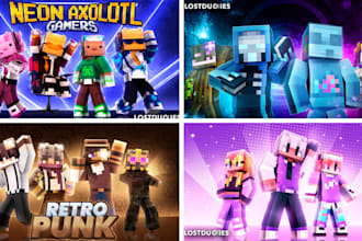 design the best key art for minecraft marketplace