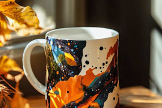design awesome custom mug design