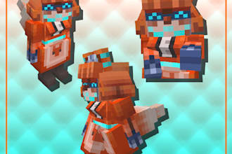 do modded, yes steve, and figura models for minecraft