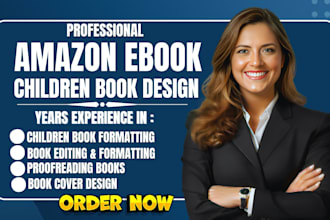 do children book design,cartoon book cover for paper back kindle