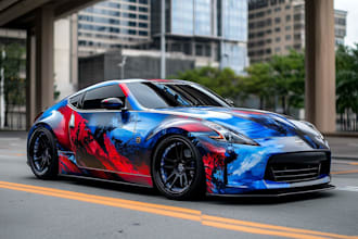 professional vehicle wrap design, car wrap