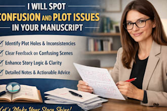 spot confusion and plot issues in your manuscript