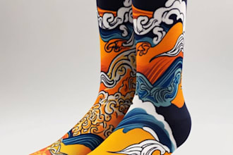 do premium quality socks designs