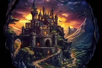 make a fantasy logo