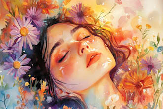 draw a watercolor illustration