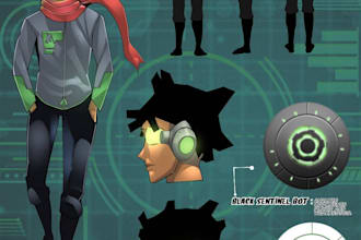 create your character design and refsheet