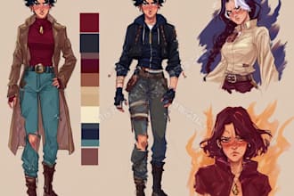 do character designs of your oc