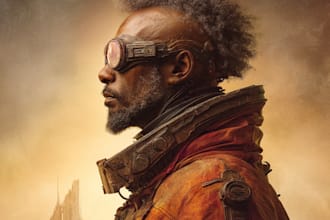 create an eye catching sci fi book cover for your story