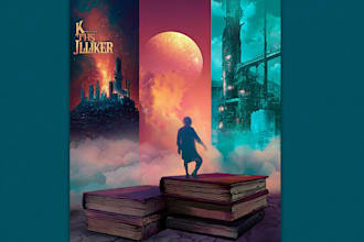 design stunning sci fi book cover art for your story