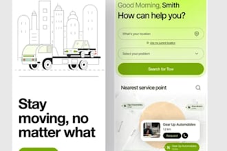 develop car repair app, mechanic app, roadside assistance app, towing app
