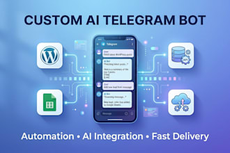 ai powered telegram bot for automation and support