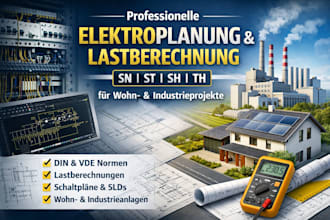 professional electrical design and load calculation de, sn, st, sh, th