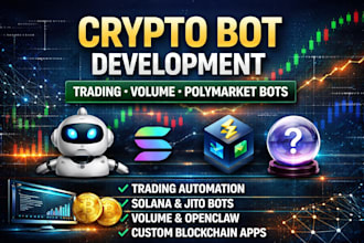 create openclaw, polymarket bot, kalshi bot, crypto trading bot, volume bot