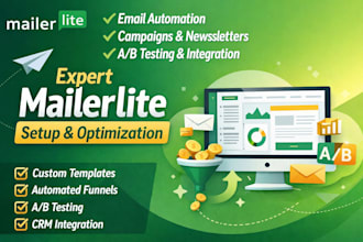 create mailerlite automation, email campaigns, newsletters, and sales funnel