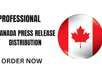 write and distribute canada press release to top canadian media outlets