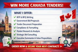 write canada tender rfp proposals and winning bid writing