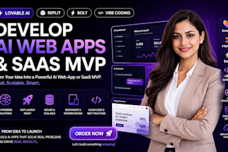 develop lovable ai web apps saas mvp replit bolt vibe coding ai app development