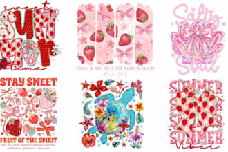 create seasonal design for spring, summer, fall and winter