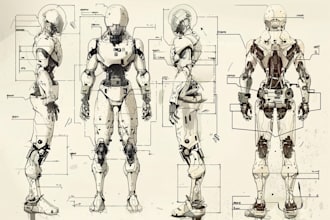 make a professional medical concept sketches