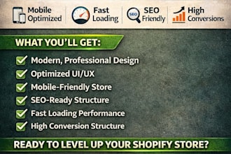 design, redesign, clone, copy, revamp shopfiy store, shopify website