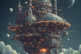 draw sci fi illustration and sci fi sci fi illustration