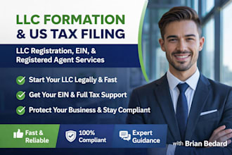 provide llc formation, ein, and registered agent services fast