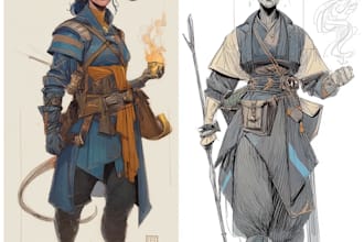 dnd character art and dnd character art